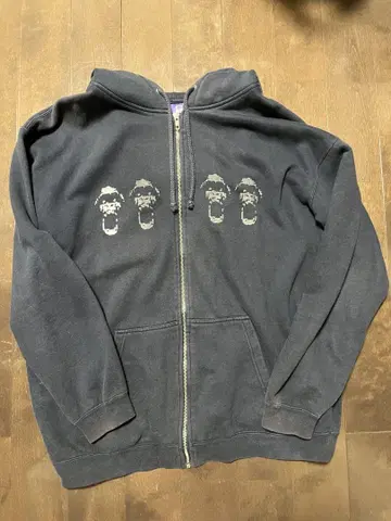 Vintage X-Large King Kong Zipper Hoodie