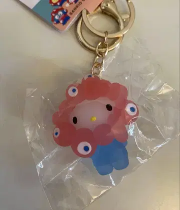 익명 배송 산리오 미야코미야코 변신 헬로키티 클리어 키링 새상품