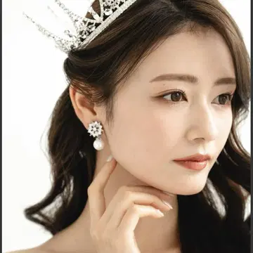 BRIDEME [ ZP-06 ] 큐빅 지르코니아 펄 귀걸이 웨딩