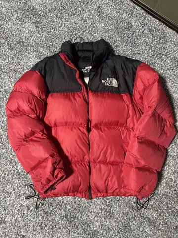 THE NORTH FACE 다운 자켓 레드/블랙