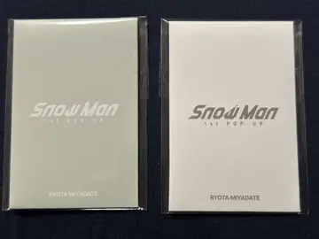 [ 새상품 ] SnowMan 팝업 포토 카드 팩 미야타테 료타