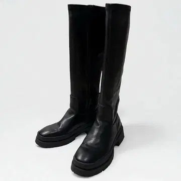[ 새상품급 ] GRL 그레일 롱 부츠 탱크 밑창 통굽 블랙