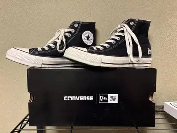 CONVERSE NEW ERA 블랙 하이컷 스니커즈 26.0cm