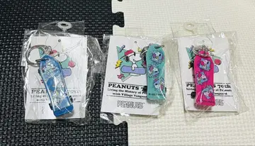 PEANUTS 70th 스누피 스케이트보드 키링 새상품 3종 세트