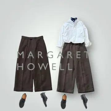 [새상품급] 마가렛호웰 MHL. 와이드 크롭 팬츠 사이즈 1