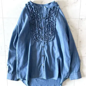 컨디션 최상 다마 컬렉션 프릴 블라우스