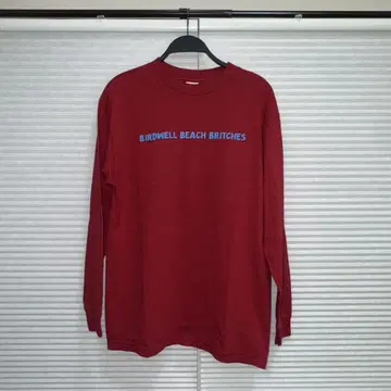 BIRDWELL BEACH BRITCHES 빨간색 긴팔 티셔츠