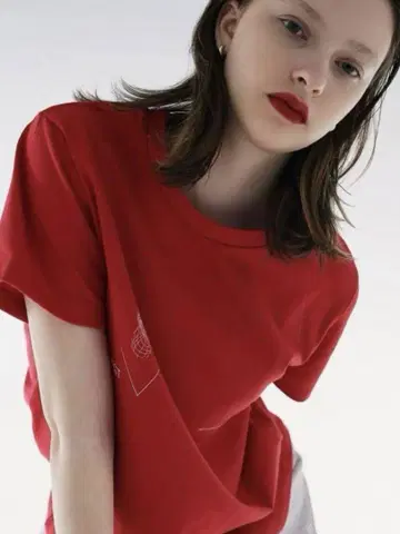 GADID ANONIEM ZEKE 티셔츠 빨간색