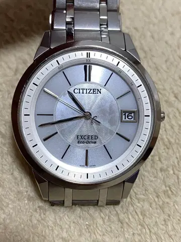 CITIZEN EXCEED 에코드라이브 실버