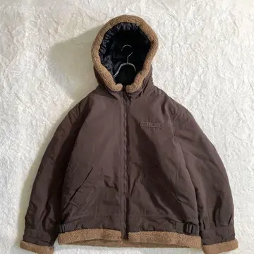 아비렉스 패딩 자켓 보아 2XL 브라운 오버 사이즈