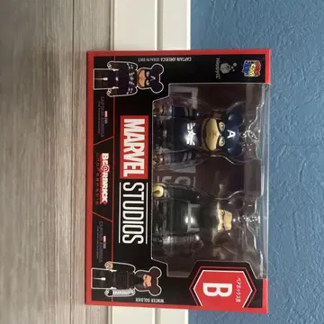 MARVEL BE@RBRICK 캡틴 아메리카 세트