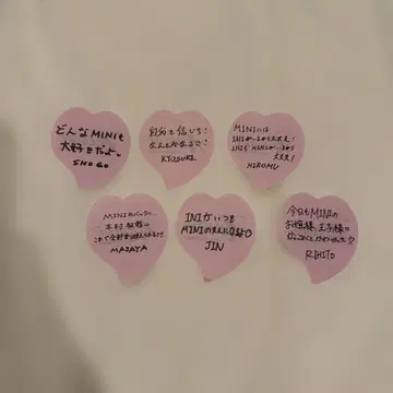 INI XQUARE 낙하물 꽃잎 11장