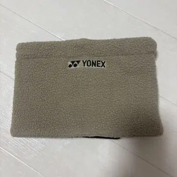 YONEX 넥워머 플리스 베이지 블랙