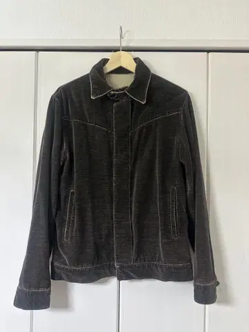 다크 브라운 벨로아 자켓 vintage