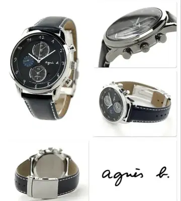 [ SALE ] agnis b. 마르셀로 솔라 크로노그래프 시계 에네스베