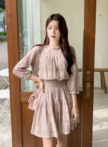 새상품 로맨틱 미니 원피스