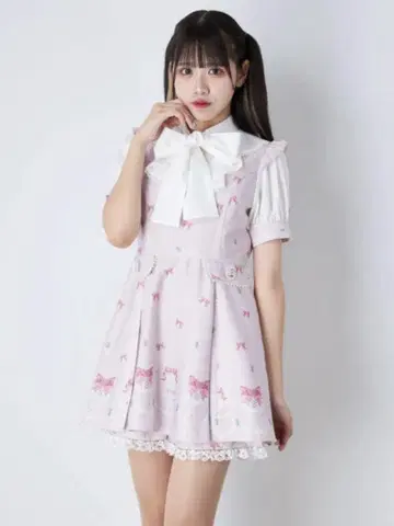 Ank Rouge Ribbon Party 프린트 셋업