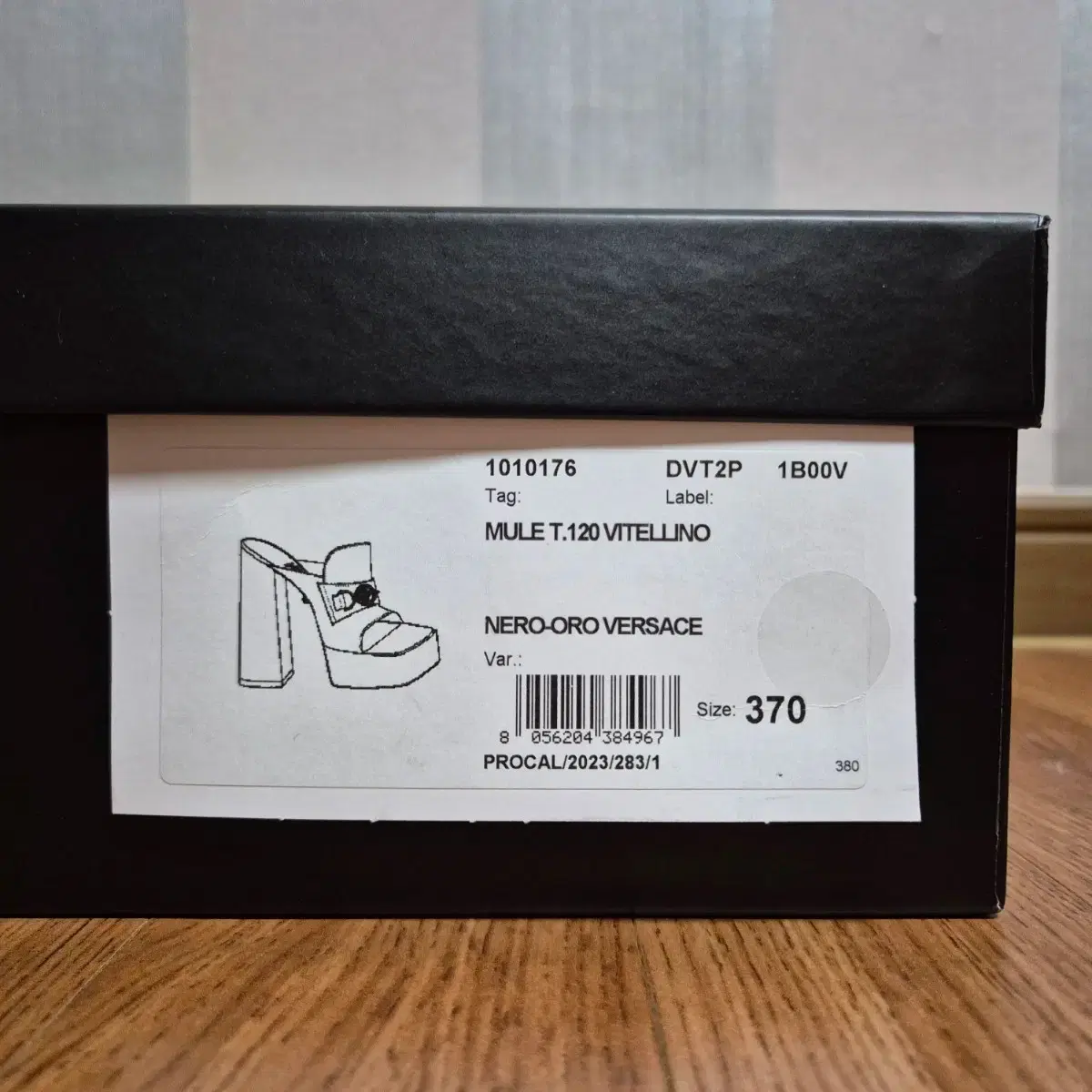 베르사체 메두사95 플랫폼 뮬 샌들 구두