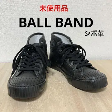 복각 볼밴딩 하이컷 스니커즈 블랙 size 23.5cm