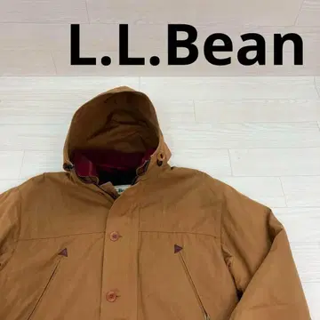 L.L.Bean 80년대 덕 후디드 자켓 코트 체크 안감