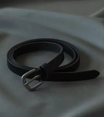 wym OILED LEATHER NARROW BELT