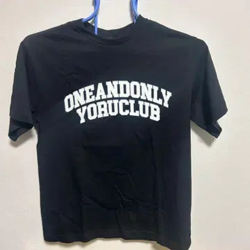 ONE AND ONLY YORU CLUB 티셔츠 블랙 100벌 한정품