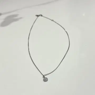 실버 925 다이아몬드 모티브 목걸이