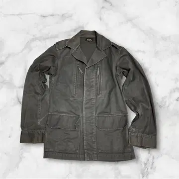 A.P.C. 그레이 밀리터리 자켓 S