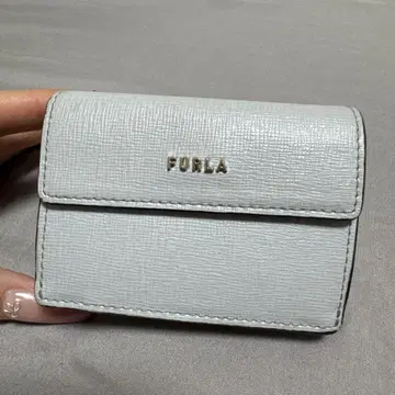 FURLA 3단 폴더형 지갑 라이트 그레이