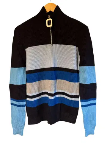 [ JW ANDERSON ] 하프 지퍼 하이넥 니트