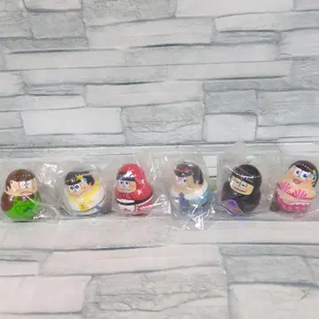 오소마츠 6쌍둥이 오키아리가부시 6종 세트 약 4cm 미사용