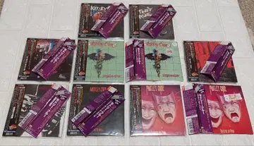 오비 2종류 포함 리마스터반 모틀리 크루 8장 세트 MOTLEY CRUE