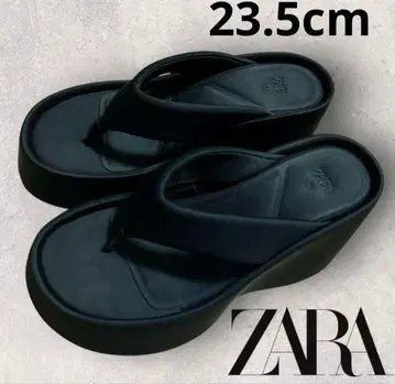 ZARA 자라 네오프렌 웨지솔 샌들 통굽 36