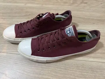 버건디 캔버스 로우컷 스니커즈 컨버스 cons