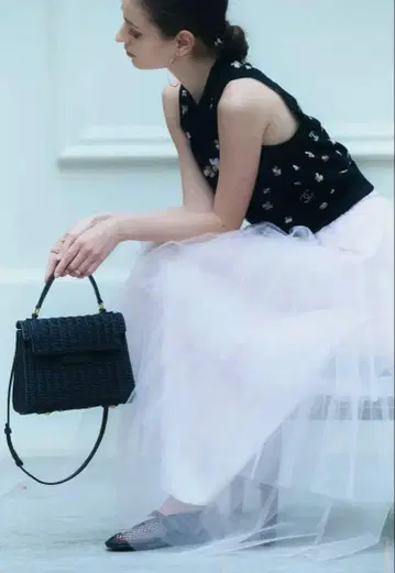 bluelea Tulle tiered skirt