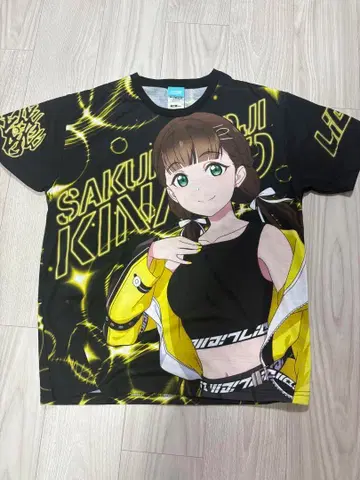 러브 라이브! 슈퍼스타! 사쿠라코지 키나코 풀 그래픽 T셔츠