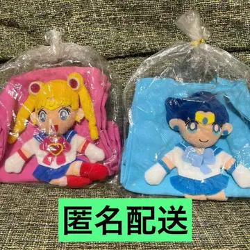 레트로 레어 세일러문 봉제 인형 포함 미니 토트백