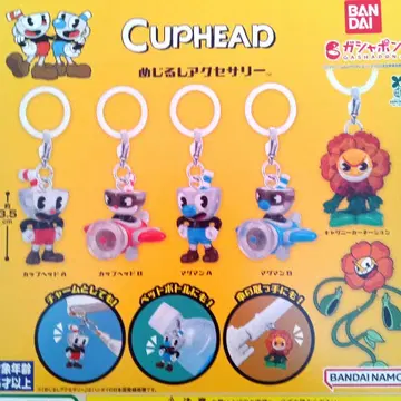 익명 배송 총 5종 세트 CUPHEAD 메지루시 액세서리