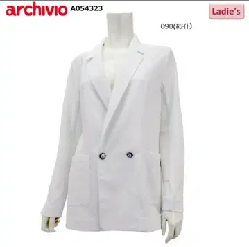 미사용 새상품 택 포함 archivio 알치비오 메쉬 화이트 자켓