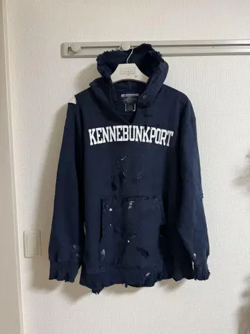 빈티지 Champion Kennebunkport 후드티 리메이크