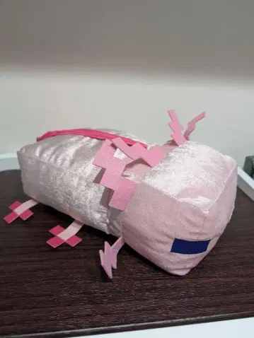 마인크래프트 샤이니 BIG 봉제 인형 우파루파 핑크