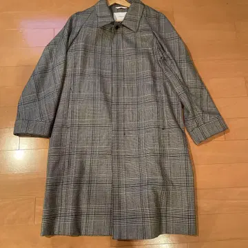 오버코트 체크 코트 size 1