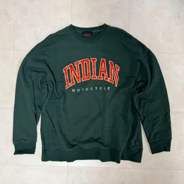 INDIAN 모터 사이클 트레이닝복 그린