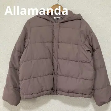 새상품급 알라만다 Allamanda 퀼팅 자켓 숏 기장 연보라