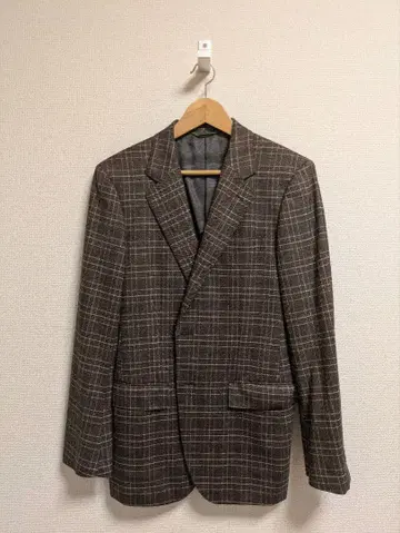 UNITED ARROWS 체크 무늬 테일러드 자켓