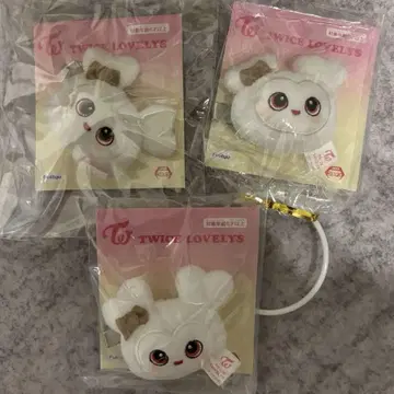 twice GIGO 봉제 인형 헤어핀 다현 3개
