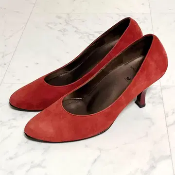 와코루 success walk 펌프스 7cm 힐 레드 24.5cm