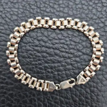 빈티지 925 Silver Link Bracelet