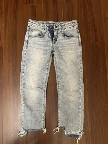 R13 블랙 스키니 데님 사이즈 25