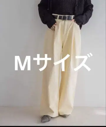 JEANASIS 컬러 턱 데님 와이드 팬츠